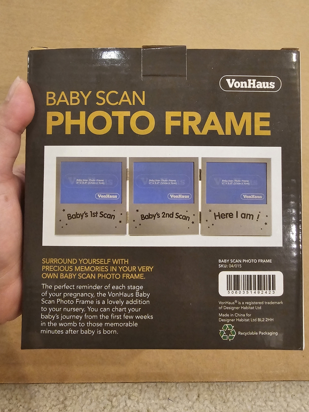 Baby Scan Photo Frame - Picture 3 of 7